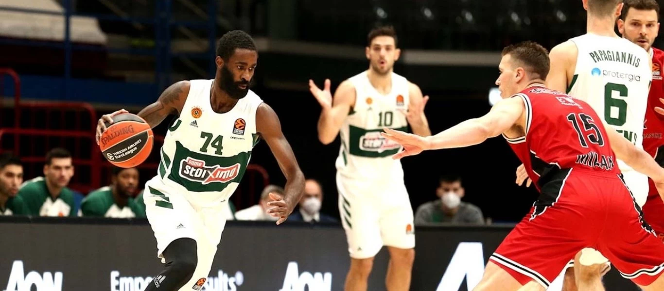 Αρμάνι - Παναθηναϊκός 77-80: Πράσινη πασαρέλα μέσα στο Μιλάνο